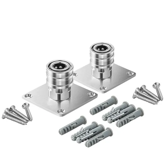 Wall Mounted Washer Storage Rack Snow Foam Lance Cannon Holder 1/4 QC Stainless Steel Pressure Washer Holder